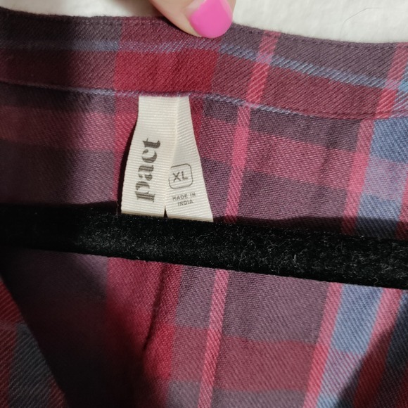 Plaid V-Neck Dress - Picture 3 of 8